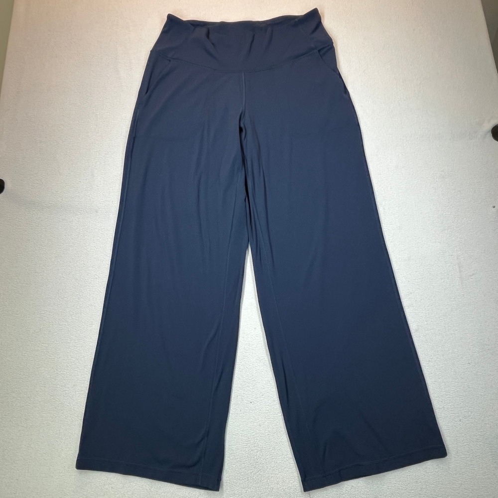 Lululemon Align Wide Leg Pant True Navy Nulu Yoga Trousers LW5EGZS Size 14